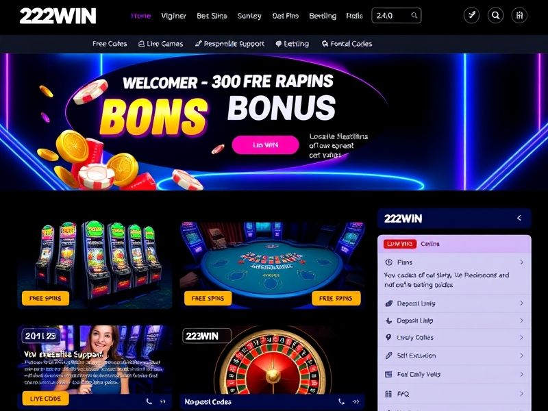 Welcome to 22win.com – the official promotional site for 22win! Explore the latest casino welcome bonuses, sports betting opportunities, and expert guides to enhance your gambling experience with trusted platform insights.